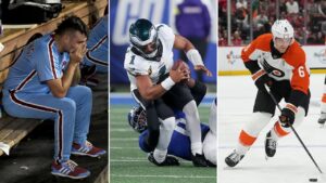 Philadelphia suffers miserable sports night in city’s first ‘triple loss’ in over four decades