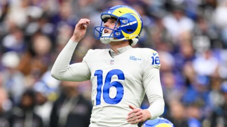 Rams kicker Joshua Karty’s missed field goal makes loud doink off upright, sending NFL fans into frenzy