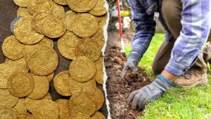 Couple stunned as Tudor-era treasure surfaces beneath their backyard garden