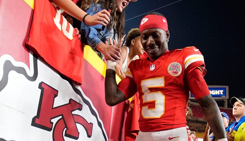 Chiefs’ Hollywood Brown got baptized days before two-touchdown game vs Lions: ‘Whole weekend’s been amazing’