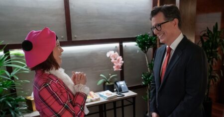 Why Stephen Colbert’s ‘Elsbeth’ Cameo Almost Didn’t Happen in Season 3 After ‘Late Show’ Cancellation (Exclusive)