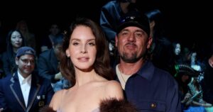 Lana Del Rey and Husband Jeremy Dufrene Pack on the PDA at Paris Fashion Week in Rare Public Outing
