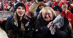 Donna Kelce Sports a Taylor Swift-Themed Hat During MNF to Honor Her Future Daughter-in-Law