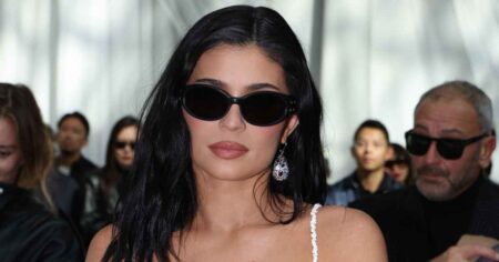 Kylie Jenner Wows in Maison Margiela Bodysuit ‘Made Out of Paper’ During Paris Fashion Week