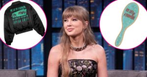 Taylor Swift’s Merch Is Flying Off the Shelves Including a 0 Bomber Jacket and  Hair Brush