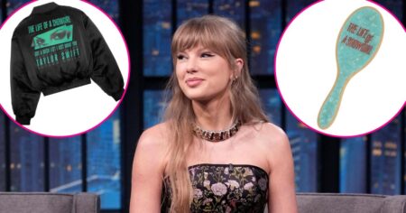Taylor Swift’s Merch Is Flying Off the Shelves Including a 0 Bomber Jacket and  Hair Brush