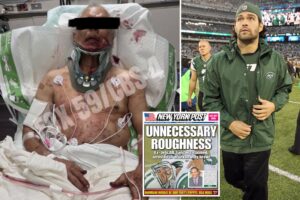 Exclusive | Family of grease truck driver brutally bashed by Mark Sanchez give update on his condition