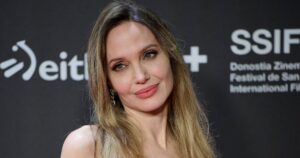 Wait a Minute — Angelina Jolie’s Woven Bottega Bag Look Is Secretly on Amazon