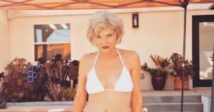 Sabrina the Teenage Witch’s Beth Broderick, 66, Shows Off Her Bikini Body While ‘Pooling Around’