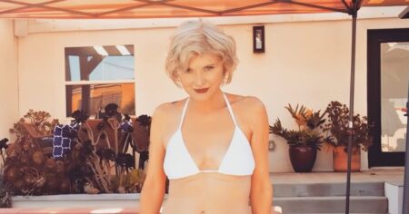 Sabrina the Teenage Witch’s Beth Broderick, 66, Shows Off Her Bikini Body While ‘Pooling Around’