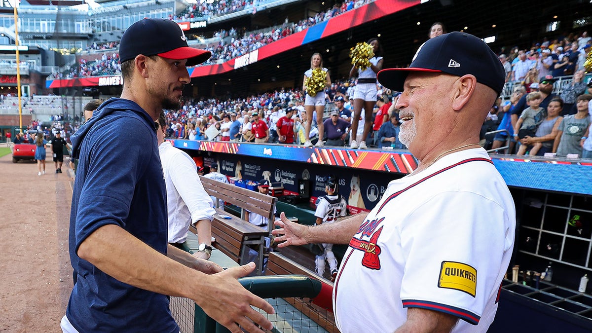 Charlie Morton and Brian Snitker