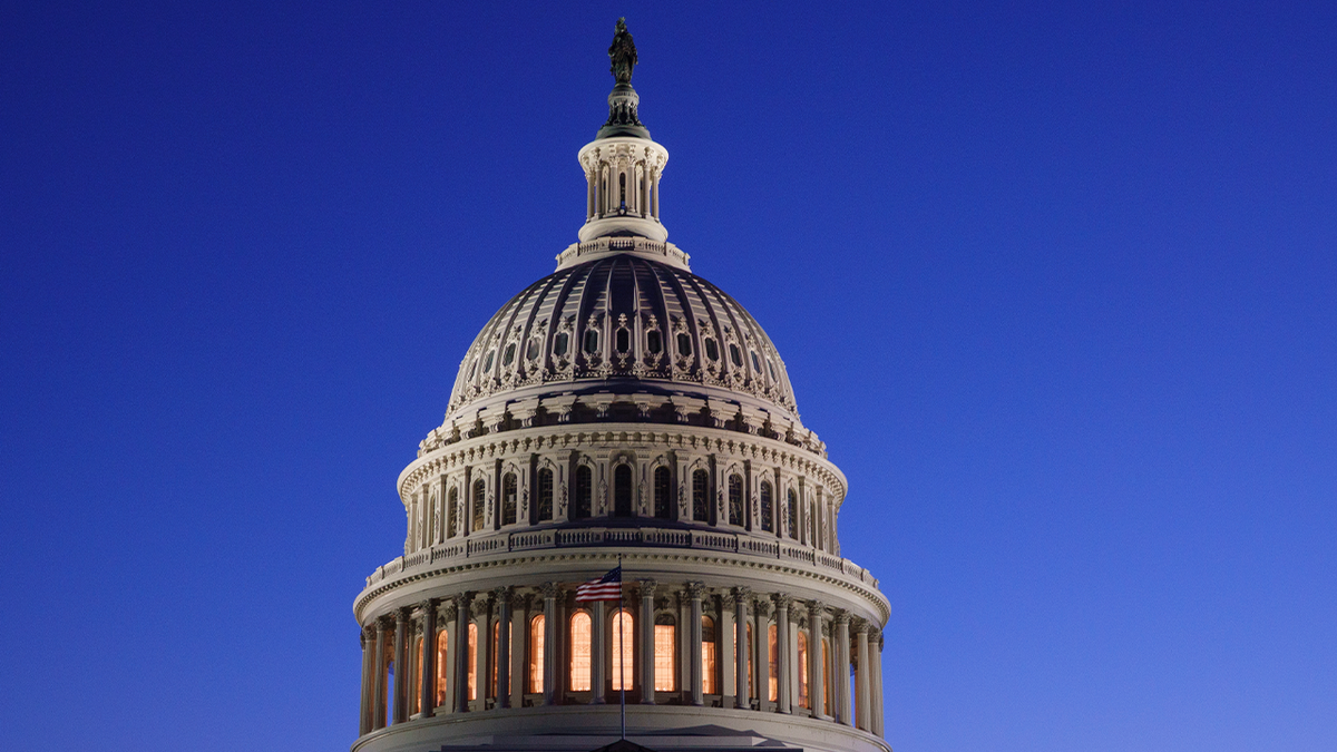 The Capitol at dusk