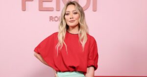 Hilary Duff Just Wore the Sleekest Blouse, and This  Find Is the Look in Sweater Form
