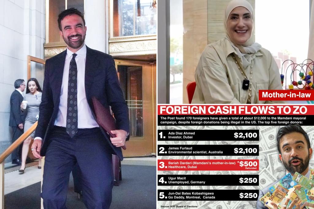 Exclusive | Mamdani mayoral campaign took in ,000 in illegal foreign donations, records show