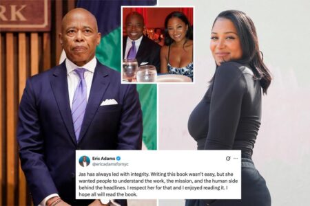 Eric Adams gives ex-girlfriend’s juicy tell-all about their secret relationship his seal of approval: ‘I enjoyed reading it’