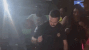 Officer’s smooth dance moves convince partygoers to turn down music
