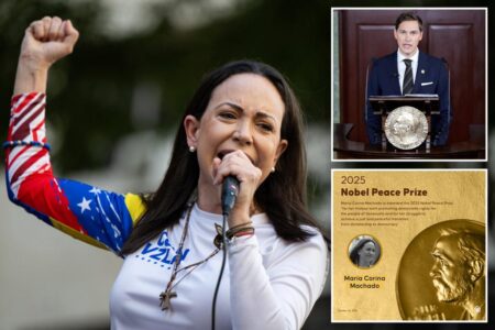 Venezuelan opposition leader María Corina Machado wins 2025 Nobel Peace Prize