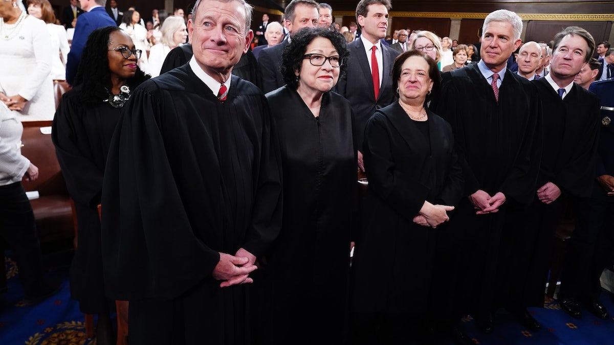 Supreme Court justices attend the State of the Union address.