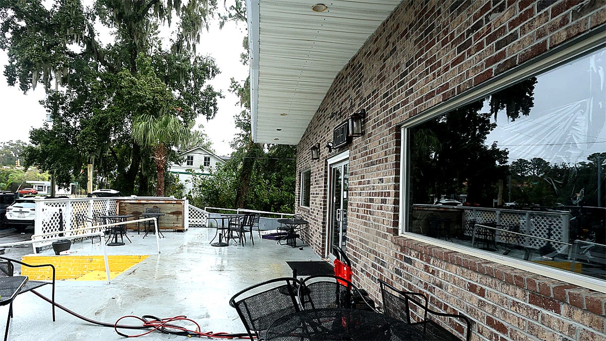 Willies Bar Patio area in South Carolina.