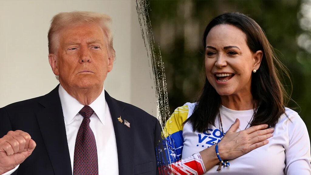 Venezuelan Nobel Peace Prize winner María Corina Machado dedicates award to Trump for ‘decisive support’
