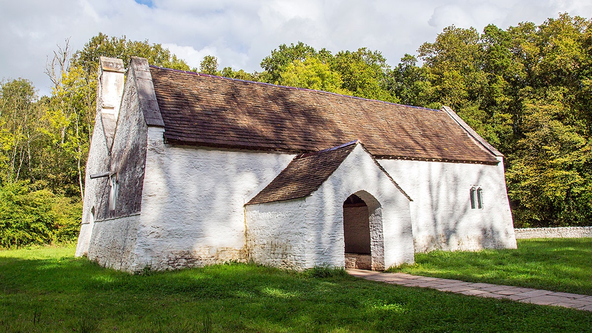 Old Welsh church at St Fagans museum site