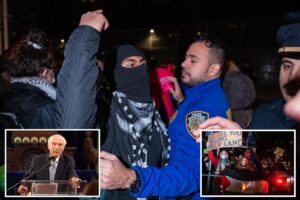 Exclusive | Shaken Holocaust-survivor rabbi of NYC synagogue worries anti-Israel protest would have been even worse without cops