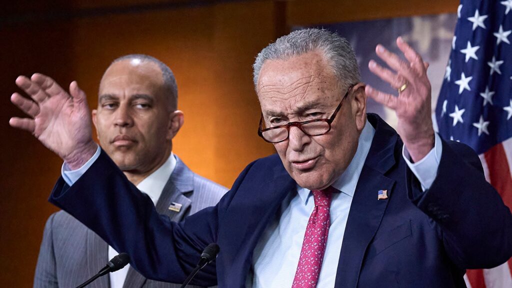 Schumer, Jeffries accuse Trump of calling for ‘execution of elected officials’ Schumer, Jeffries accuse Trump of calling for ‘execution of elected officials’