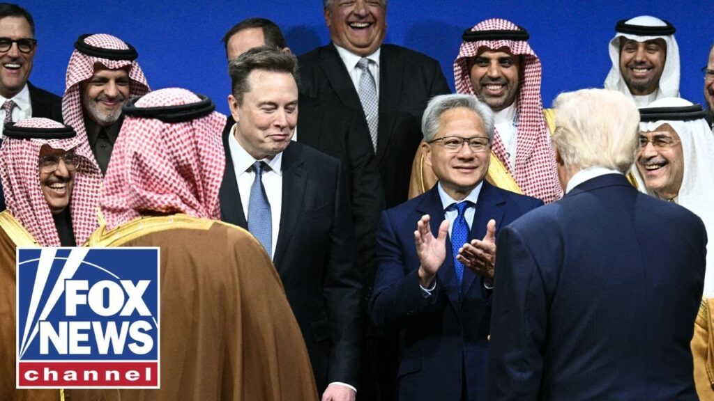 CRACKING JOKES: Trump calls out Elon Musk at US-Saudi forum