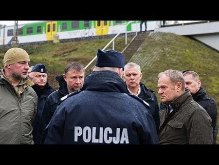 Poland blames Russian intelligence for blast on railway line to Ukraine