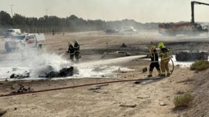 Fighter jet crashes at Dubai Air Show, pilot dead