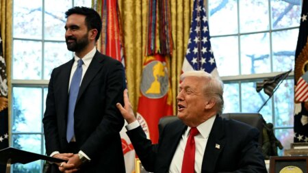 ‘Just say yes’: Trump cuts in as NYC Mayor-elect Mamdani dodges on calling him a ‘fascist’ at Oval Office