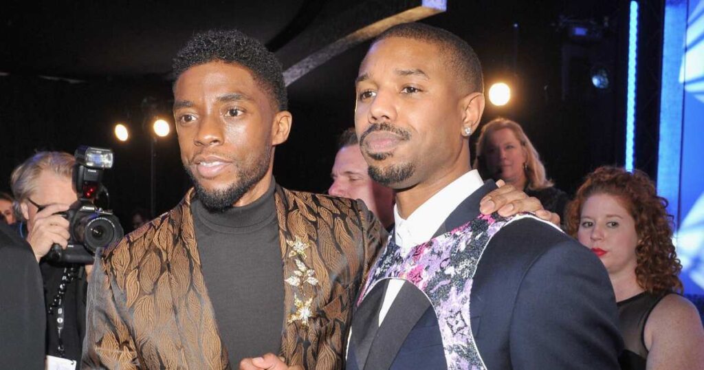 Michael B. Jordan Reflects on Being Honored With Film Award on the Same Day as Chadwick Boseman’s Walk of Fame