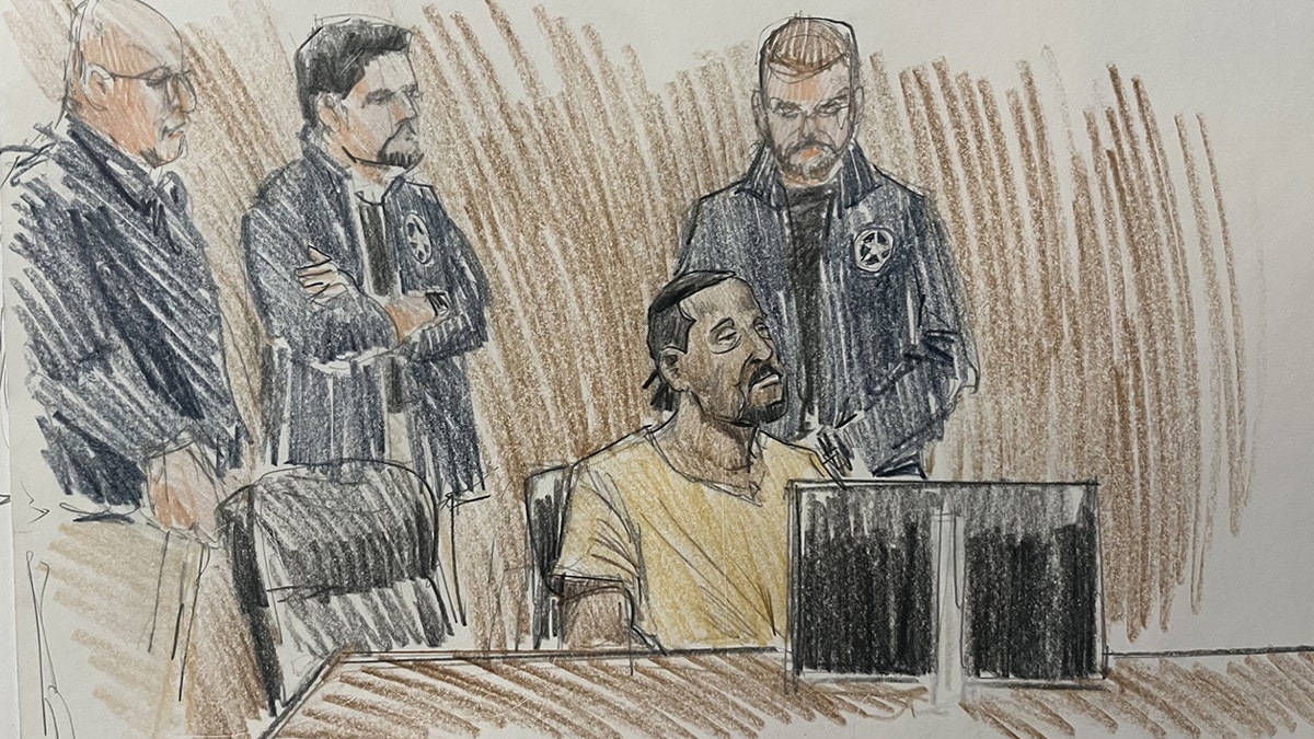 Lawrence Reed courtroom sketch