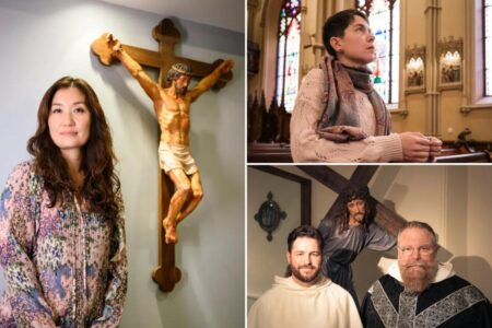 New Yorkers turning to the church, number of Catholic converts soaring, according to priests New Yorkers turning to the church, number of Catholic converts soaring, according to priests