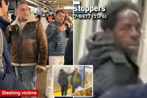 Maniac who slashed two men in face on NYC subway platform finally charged after homeless shelter tantrum