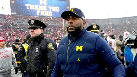 Who is Sherrone Moore? National champion coach’s stunning downfall from Michigan ends in jailing Who is Sherrone Moore? National champion coach’s stunning downfall from Michigan ends in jailing