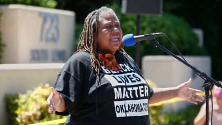 Black Lives Matter OKC leader charged with wire fraud, money laundering in alleged .15M embezzlement scheme Black Lives Matter OKC leader charged with wire fraud, money laundering in alleged .15M embezzlement scheme