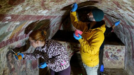 Archaeologists uncover rare fresco of Jesus in town Pope Leo XIV recently visited Archaeologists uncover rare fresco of Jesus in town Pope Leo XIV recently visited