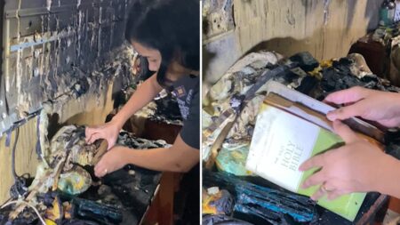 Fire wipes out family’s home with ‘nothing left’ except for one treasured item: See the video Fire wipes out family’s home with ‘nothing left’ except for one treasured item: See the video