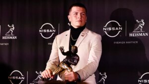 Vanderbilt quarterback Diego Pavia drops F-bomb on Heisman voters after losing trophy to Fernando Mendoza Vanderbilt quarterback Diego Pavia drops F-bomb on Heisman voters after losing trophy to Fernando Mendoza
