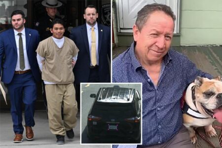 Grinning sicko confesses to strangling cabbie to death before dumping his body to settle score Grinning sicko confesses to strangling cabbie to death before dumping his body to settle score