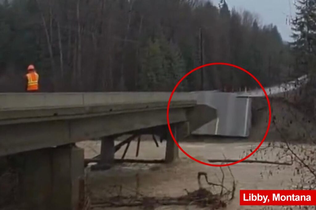 Raging flood destroys Montana bridge in harrowing video amid extreme weather emergency Raging flood destroys Montana bridge in harrowing video amid extreme weather emergency