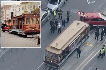 15 injured after San Francisco cable car comes to screeching halt 15 injured after San Francisco cable car comes to screeching halt