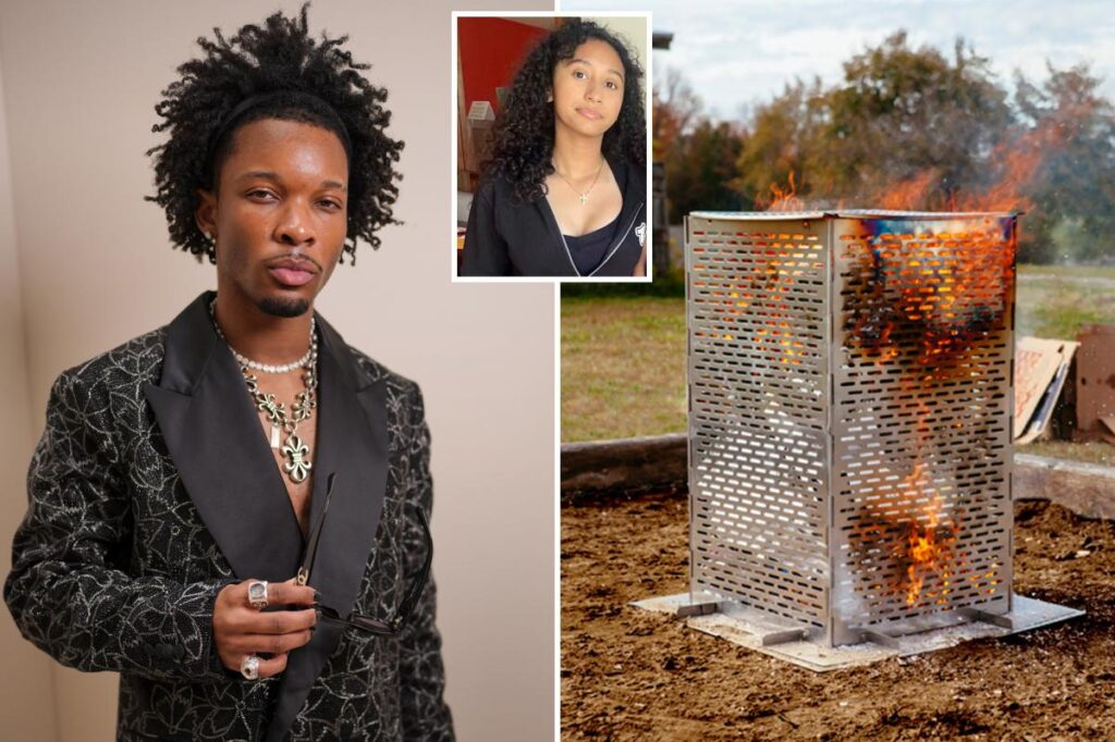 ‘Burn cage’ incinerator found at D4vd’s rented Hollywood home after teen’s body discovered in trunk: report ‘Burn cage’ incinerator found at D4vd’s rented Hollywood home after teen’s body discovered in trunk: report