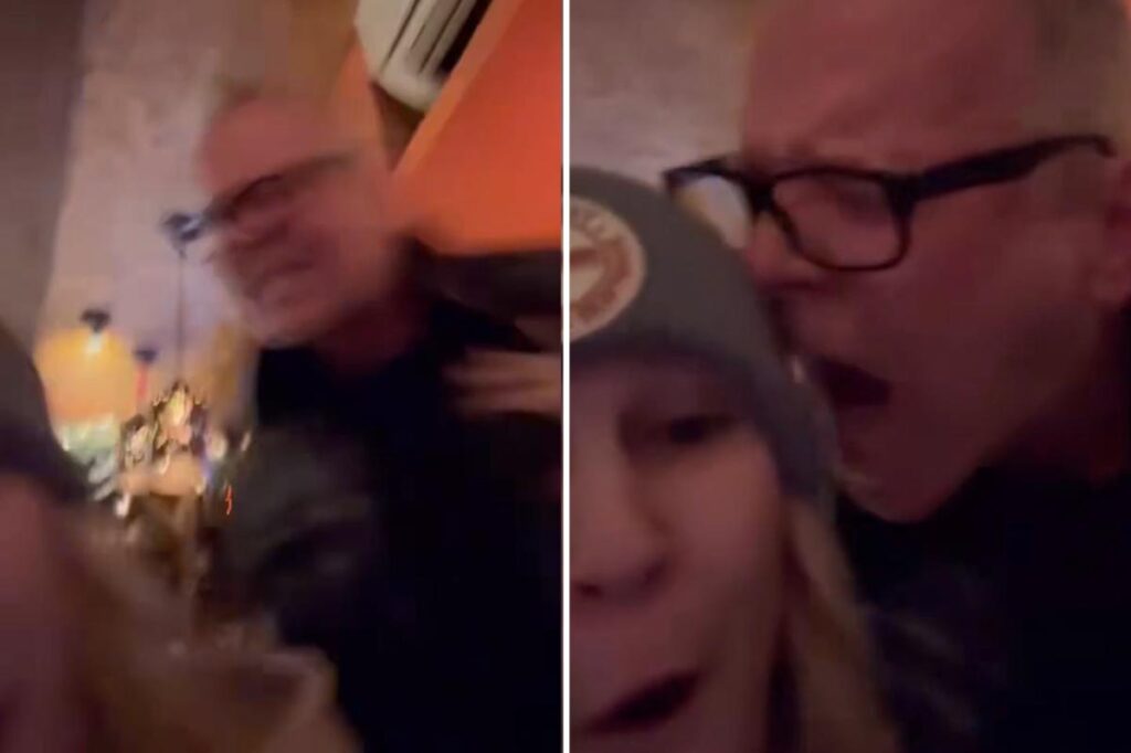 Unhinged bigot caught on video unleashing antisemitic rant at Jewish woman in NYC eatery Unhinged bigot caught on video unleashing antisemitic rant at Jewish woman in NYC eatery