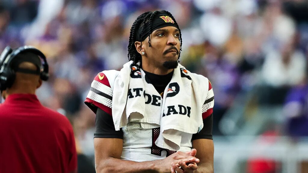 Commanders shut down Jayden Daniels for remaining 3 games, ending injury-riddled season Commanders shut down Jayden Daniels for remaining 3 games, ending injury-riddled season