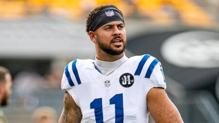 Colts receiver Michael Pittman Jr provides update on security guard he accidentally decked on sideline Colts receiver Michael Pittman Jr provides update on security guard he accidentally decked on sideline
