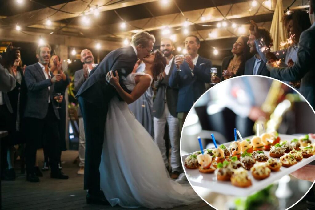 Cheap couple hosts 7-hour black-tie wedding with plenty of dancing — but barely any food Cheap couple hosts 7-hour black-tie wedding with plenty of dancing — but barely any food
