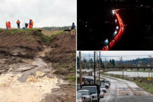 Levee breach near Seattle triggers flash flood warning and evacuations