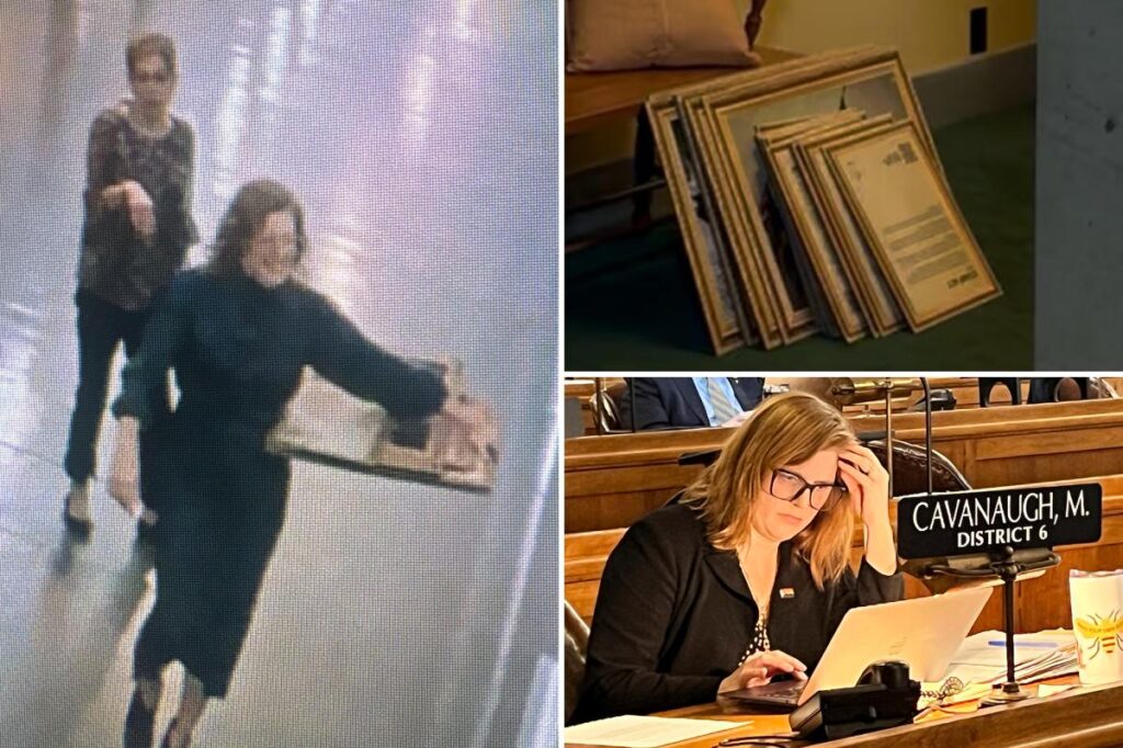 Nebraska state senator caught on video removing Founders’ portraits defends actions